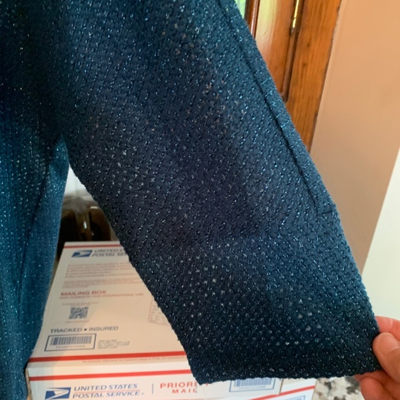 Alfani metallic top/sweater in urban teal. NWT . Retail 65.50 - Picture 7 of 7